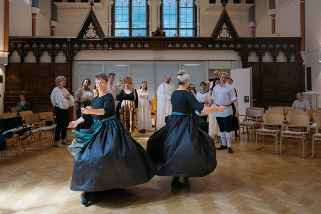 Baroque Summer School dancers